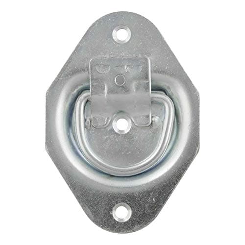 CURT 83601 138 x 178Inch Recessed Trailer Rope Ring Tie Down Anchor 1200 lbs Capacity