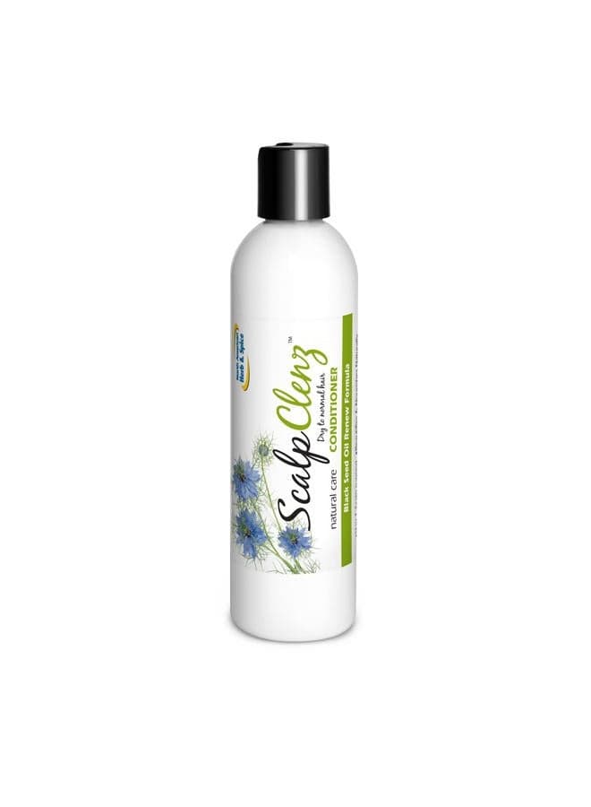 NORTH AMERICAN HERB & SPICE ScalpClenz Conditioner - 8 fl oz - Black Seed Oil Renew Formula - Hair & Scalp Support, Beautifies & Nourishes - Non-GMO