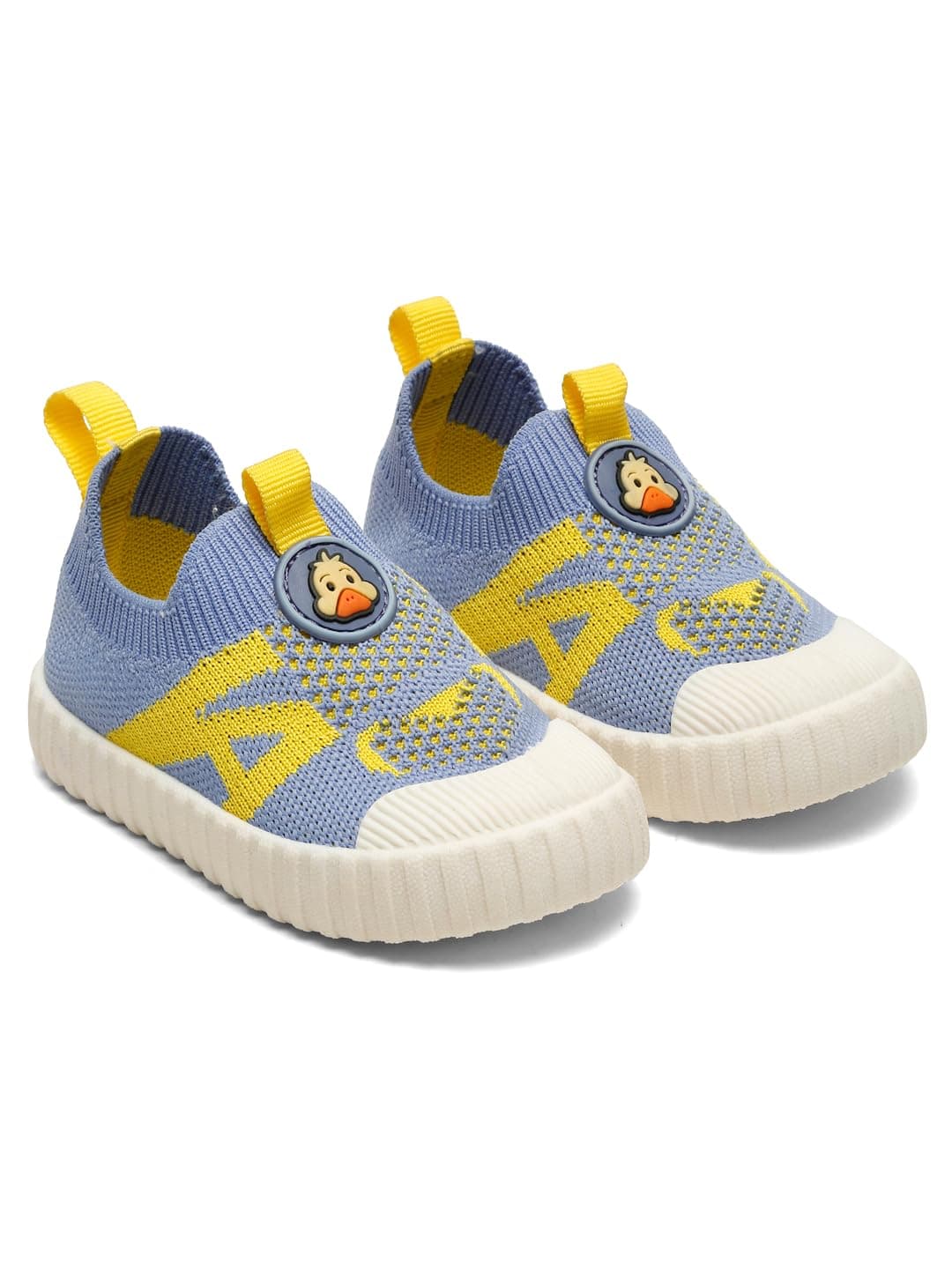ONYC Duckie Toddlers's First Step Shoes - Sky Blue & Yellow (Boys)