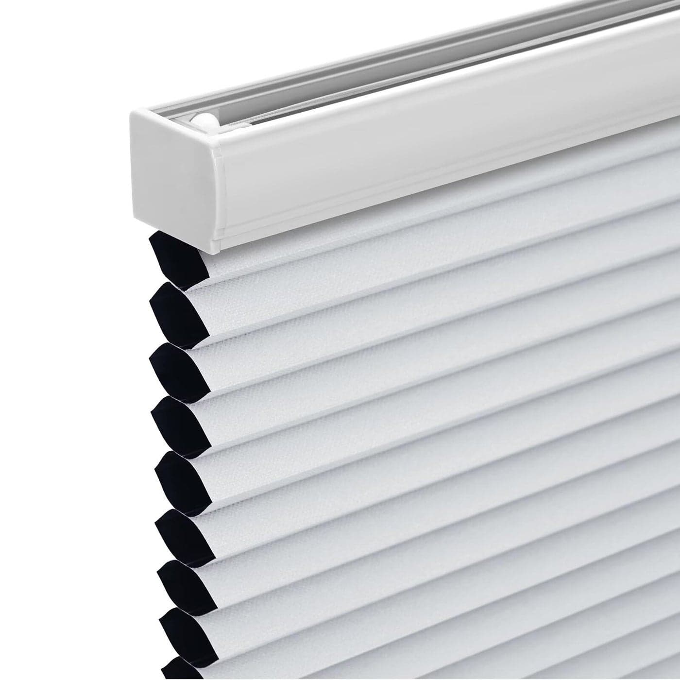 Changshade Cordless Cellular Shades Blackout Honeycomb Shades for Windows Pull Down Pleated Blinds Easy to Install for Indoor Windows and French Doors29 W x 72 H White