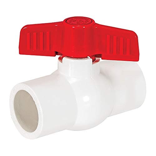 Eastman 3/4 x 3/4 Inch Slip Schedule 40 PVC Quarter Turn Ball Valve, 150 PSI, 20113