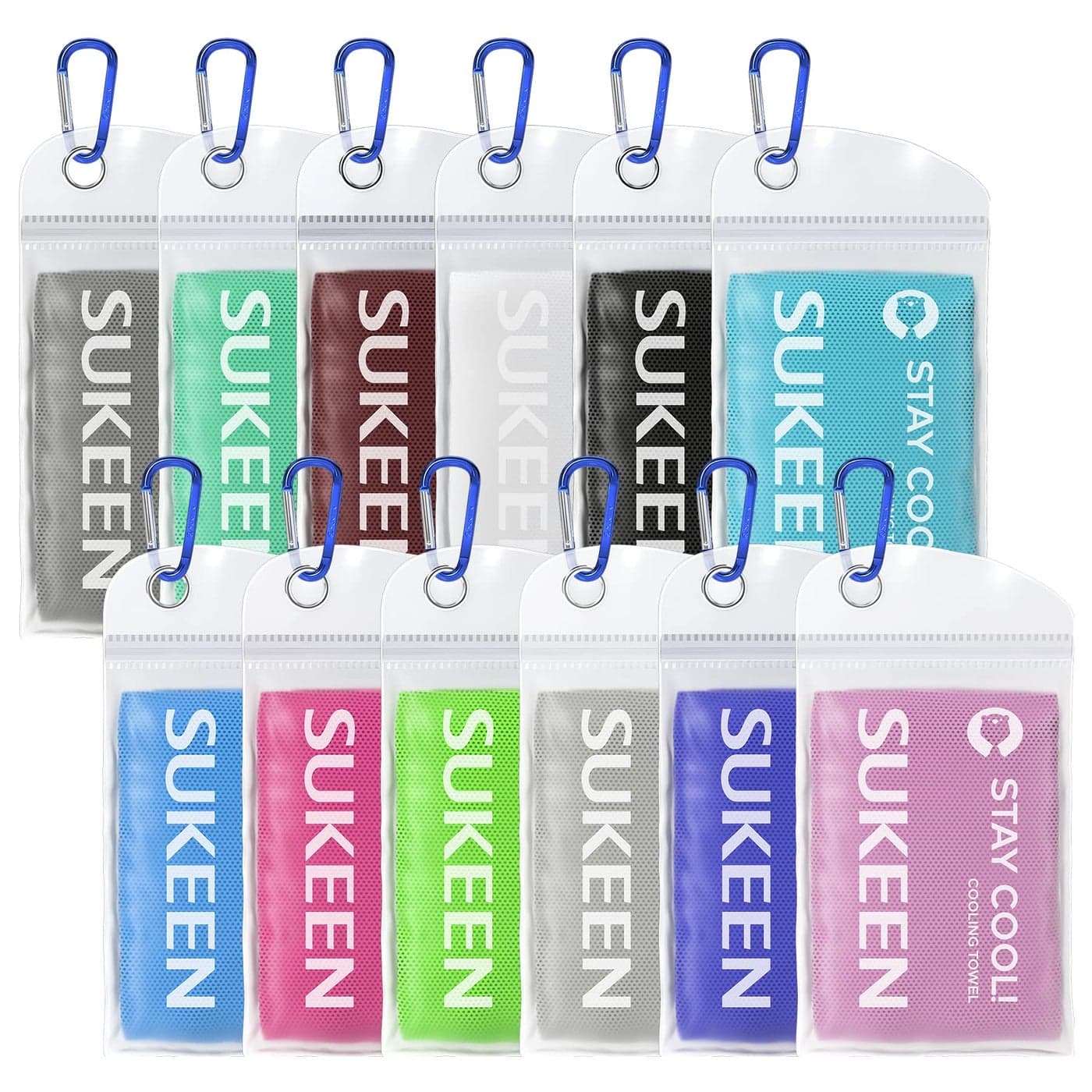 Sukeen Cooling TowelInstant Evaporative Cooling for SportsYogaGolfGymNeckWorkout and More40x 12