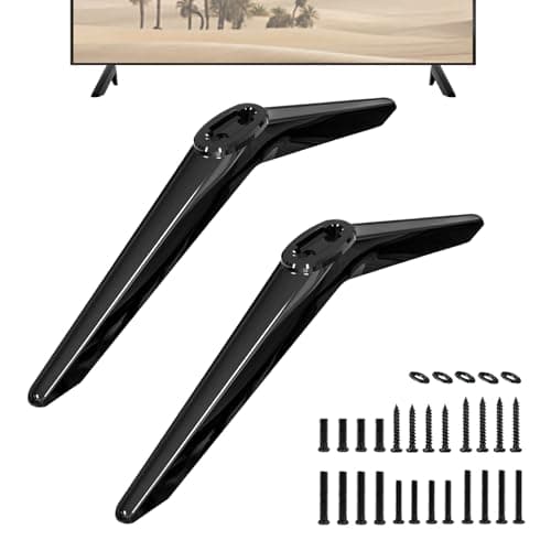TV Legs Replacement for Toshiba TV Stand Base for Toshiba 32L310U18 32L310U19 32L310U20 32L220U 43LF421U19 50L420U TV Stand Legs for Toshiba with Screws Upgraded Version