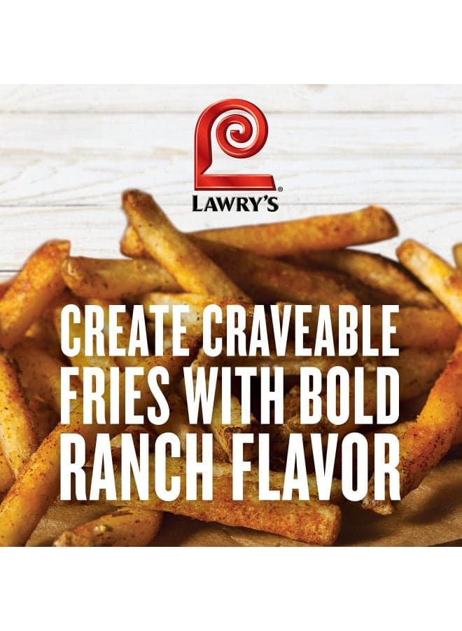 Lawry'S Ranch Flavor French Fry Seasoning, 15 Oz - One 15 Ounce Container Of Ranch Flavor Seasoning For French Fries With A Bold Robust Flavor