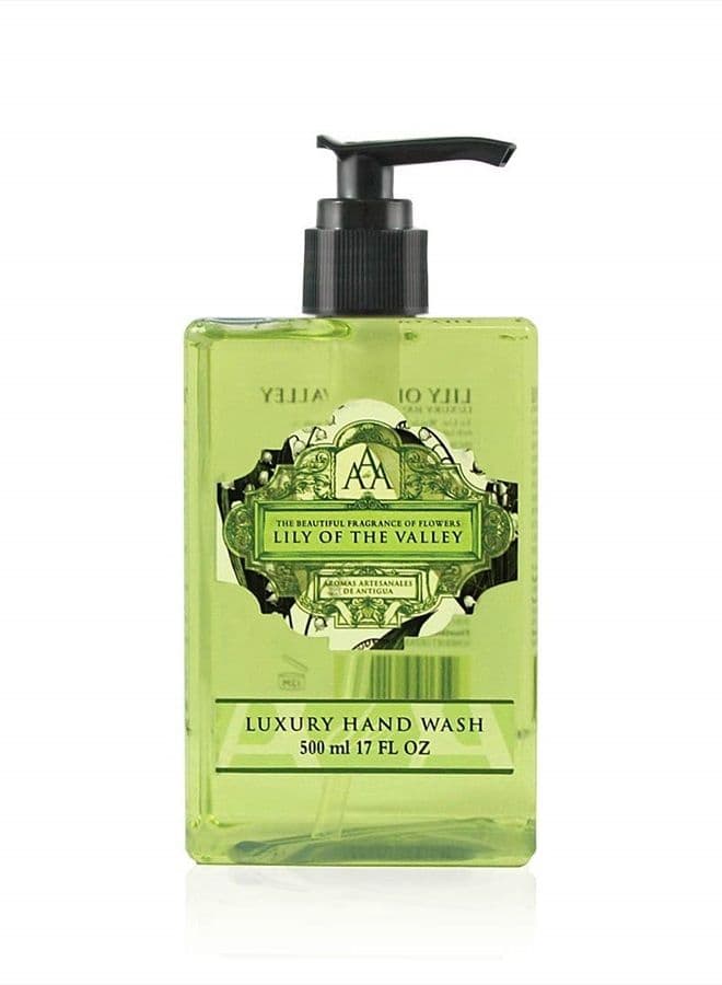 AAA Floral - Lily of the Valley - Luxury Moisturizing Hand Wash, Enriched with Shea Butter - 500 ml / 17 fl oz