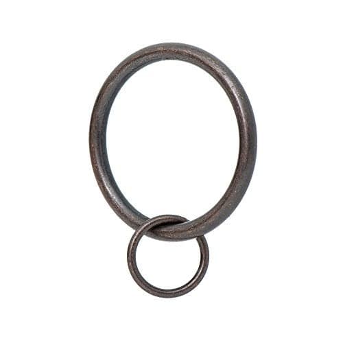 Ivilon Drapery Eyelet Curtain Rings 17 Ring Loop for Hook Pins Set of 14 Oil Rubbed Bronze ORB