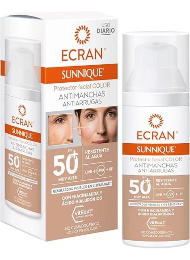 Ecran Sunnique Antimanchas Color Spf50+ 50 Ml