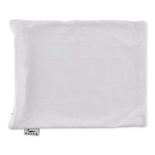 Bucky Natural Bedding Collection Travel Duo Pillow Cover 14x11 White