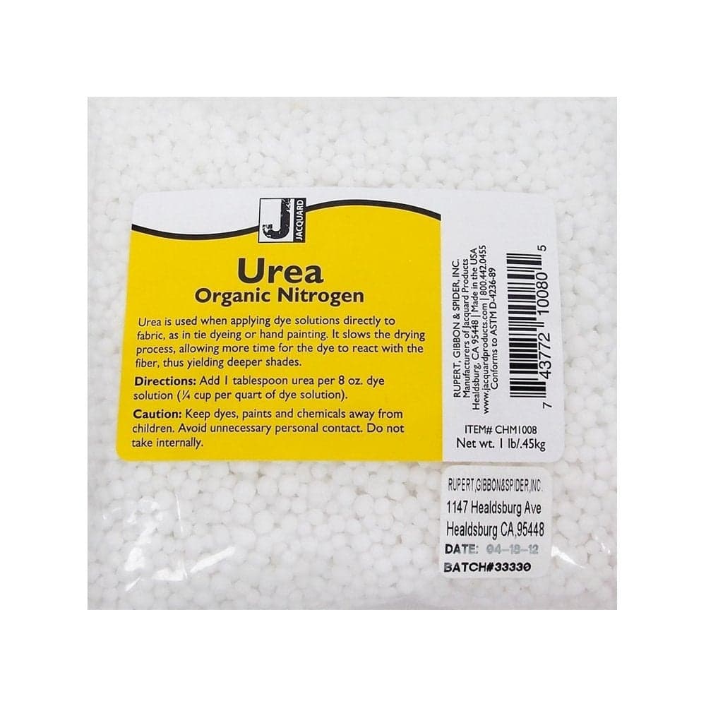 Jacquard Urea 1lb Pk for Tie Dye Screen Printing Fabric Dyeing Prilled Urea Nitrogen for Vibrant Colors Available in 1lb 5lb 25lb Sizes