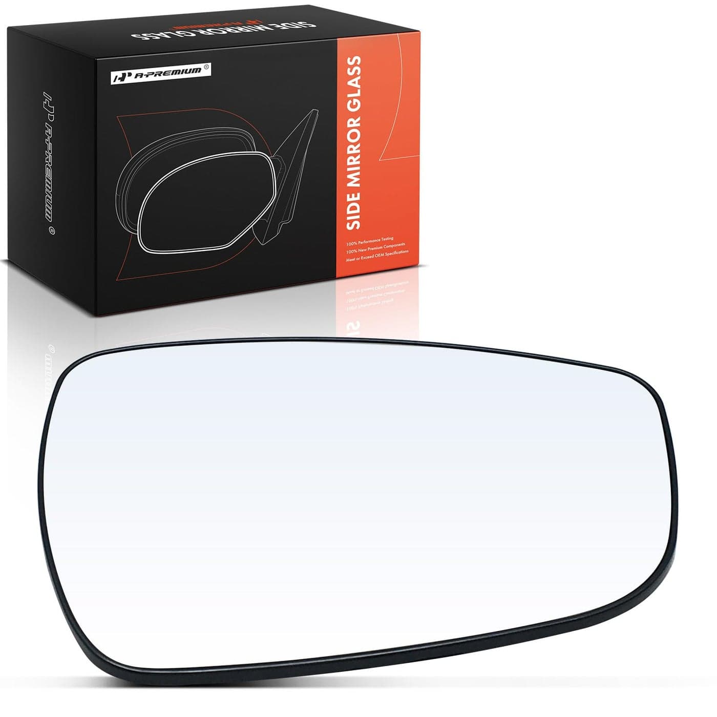 APremium Right Passenger Side NonHeated Mirror Glass with Backing Plate Compatible with Hyundai Accent 20122017 Exterior Side View Convex Mirror