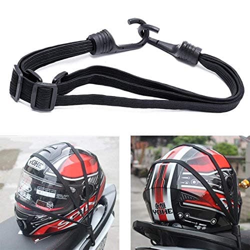 Gear Up Helmet Luggage Retractable Elastic Rope Strap/Bungee Cord Universal for Bajaj Dominar 400