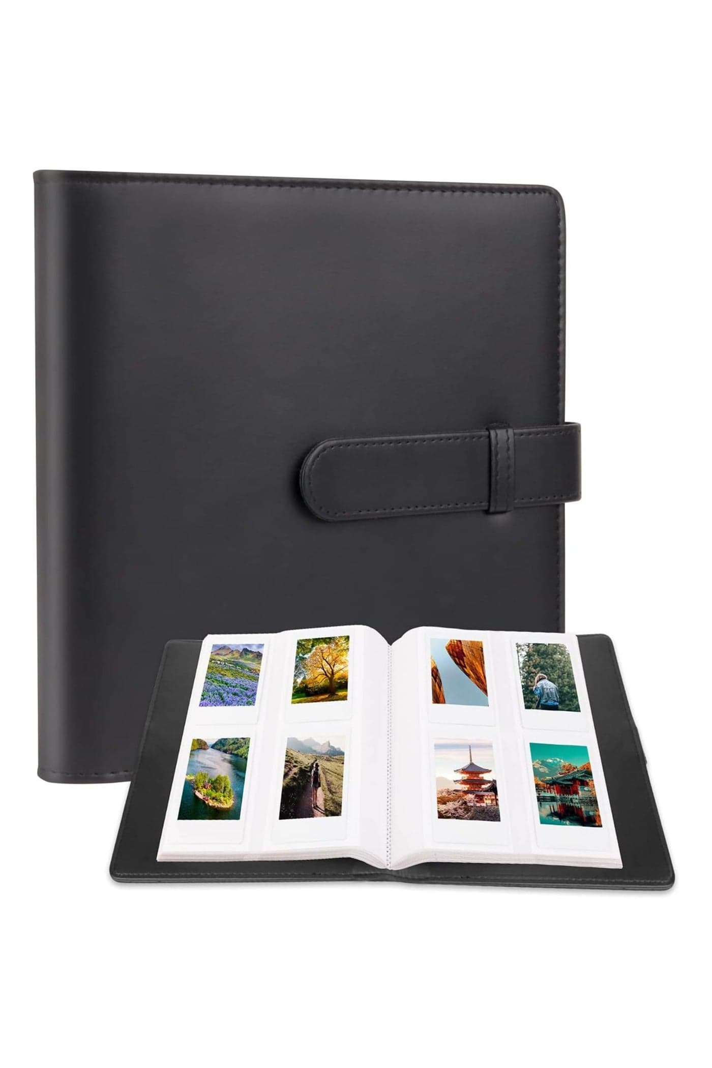 256 Photos Album for Fujifilm Instax Mini Camera, Polaroid 2x3” Zink Pictures, Photo Album Book for Fujifilm Instax Mini 11 12 9 90 70 40 8 Instant Camera, For Instax Mini Instant Film (Black)