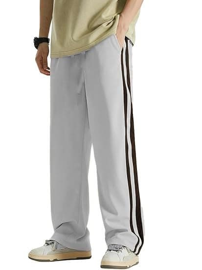 BARKEYO Straight Fit Crush Lycra Track Pant Fashion