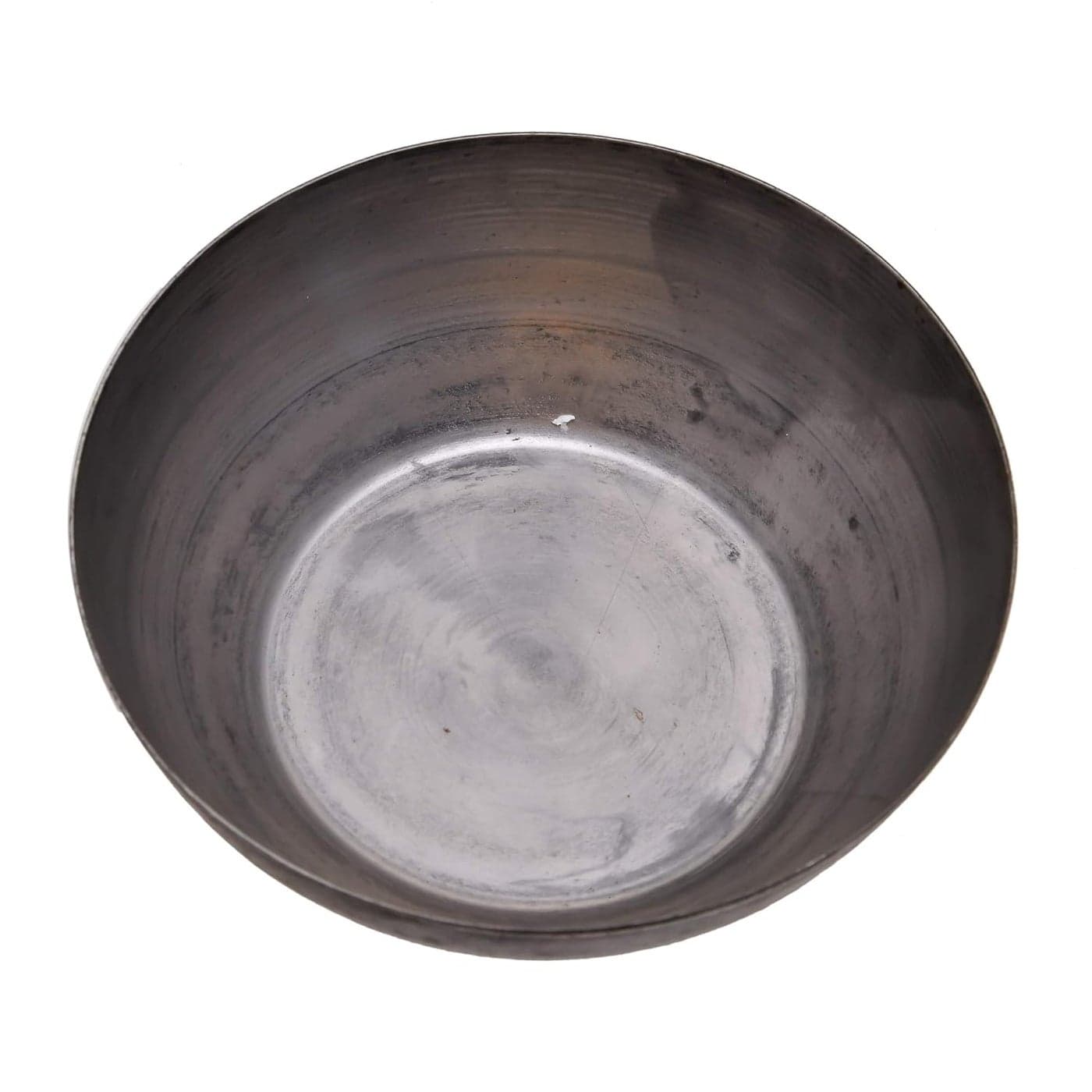 RBY Mehndi Mixing Bowl with Fine Bristle Wooden Brush Iron Katori Bowl Hina Kadai for Henna Hair Masks Reusable Easy to Clean for Salon and Home Use Suitable for All Skin Types 8 inch Design 1