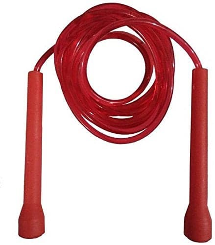 Simran Sports Skipping Rope, Skipping Rope for Exercise, Fitness Rope, Exercise Rope, Speed Skipping Rope (Multicolor) (Red)