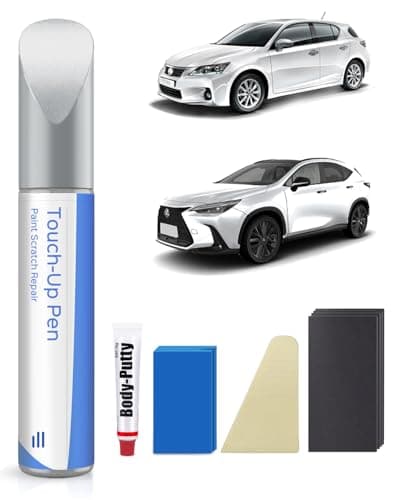 PARTS4EV Starfire Pearl077 Touch Up Paint Repair Kit Compatible with Lexus DIY Kit Exactly Matches Chips and Nicks