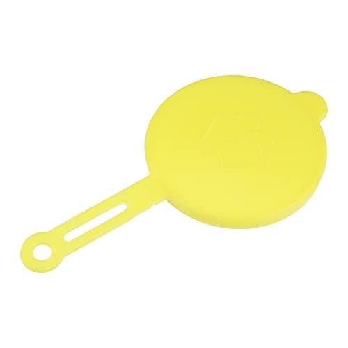 X AUTOHAUX 289138B700 Yellow Windshield Wiper Washer Fluid Reservoir Tank Bottle Cap Cover for Nissan Frontier