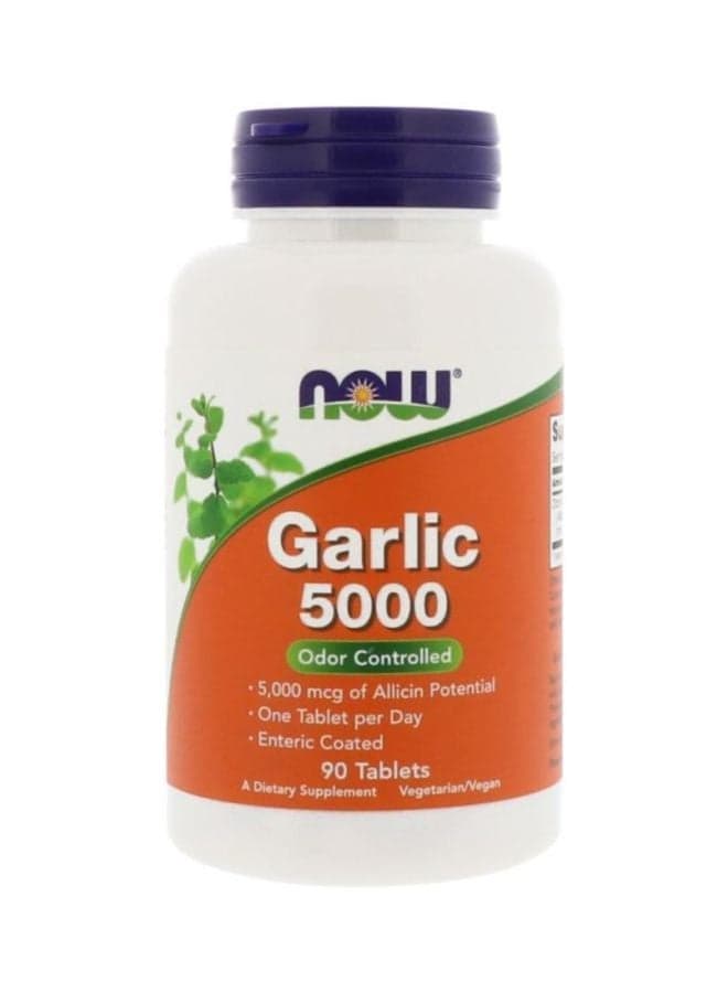 Garlic 5000 Dietary Supplement - 90 Tablets