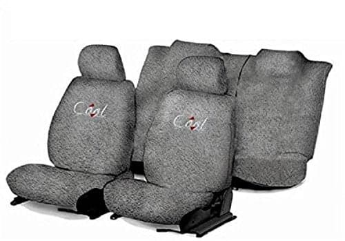 REXBURG Sweat Control (Grey) Towel Seat Cover for Maruti Zen (Old)