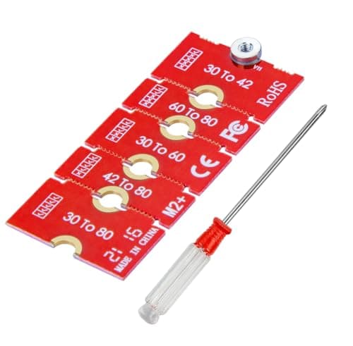 JOYJOM Nvme NGFF M.2 2230 to 2242 Adapter, 2230 to 2280 Adapter, 2230 to 2260 Extender, Support 2240 to 2280, 2260 to 2280 M2