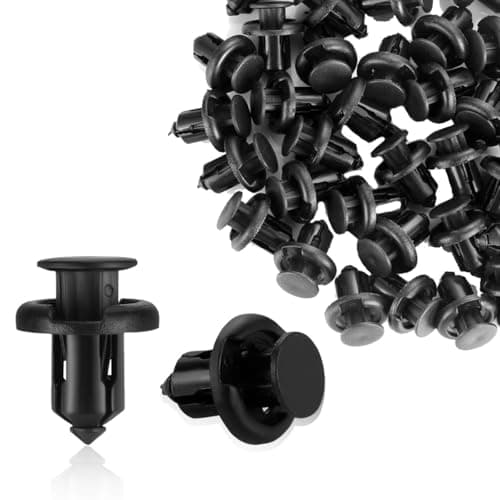 ZIMISI Front Bumper PushType Retainer Clips Nylon Fenders Liner Clamp Replacement 10mm Automotive Push Pin Screws for Honda CRV Accord Civic Acura 91503SZ3003 20PCS