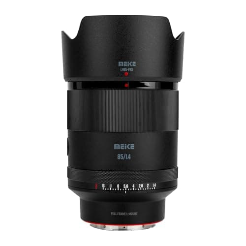 Meike 85mm F1.4 AF STM Full Frame Auto Focus Telephoto Lens Fixed Prime Portrait Lenses for Sony E Mount Mirrorless Cameras A7SIII A9II A7RIV A7IV A7III A9 A7II A7RII etc
