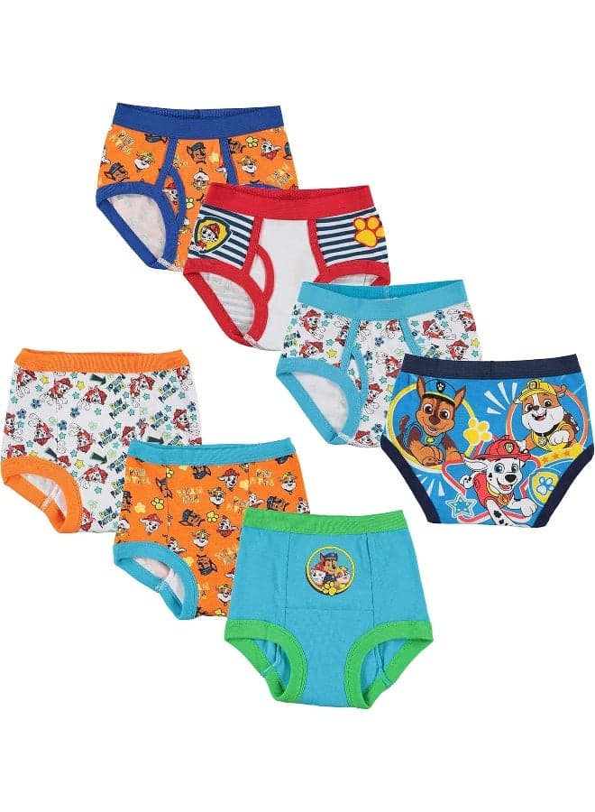 Paw Patrol Boy's Paw Patrol Boys 3pk Training Pants & 4pk Briefs Underwear (pack of 7)
