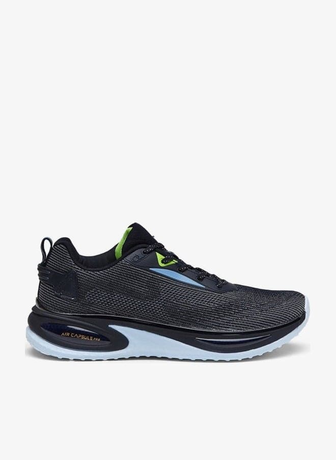 Men’s Navy Lace-Up Sports Shoes – Modern Dual-Tone Look Shoes with Airy Comfort Fit