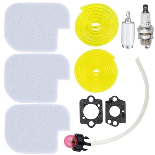 P3314 PP4218A Air Filter Tune Up Kit for Poulan Pro PP4218 PR4218 PP4218AVX PP3816 PP4018 PP4218 PP3516AVX 35cc 42cc Craftsman Chainsaw Parts with Fuel Line Fuel Filter Primer Bulb Replaces 530057925