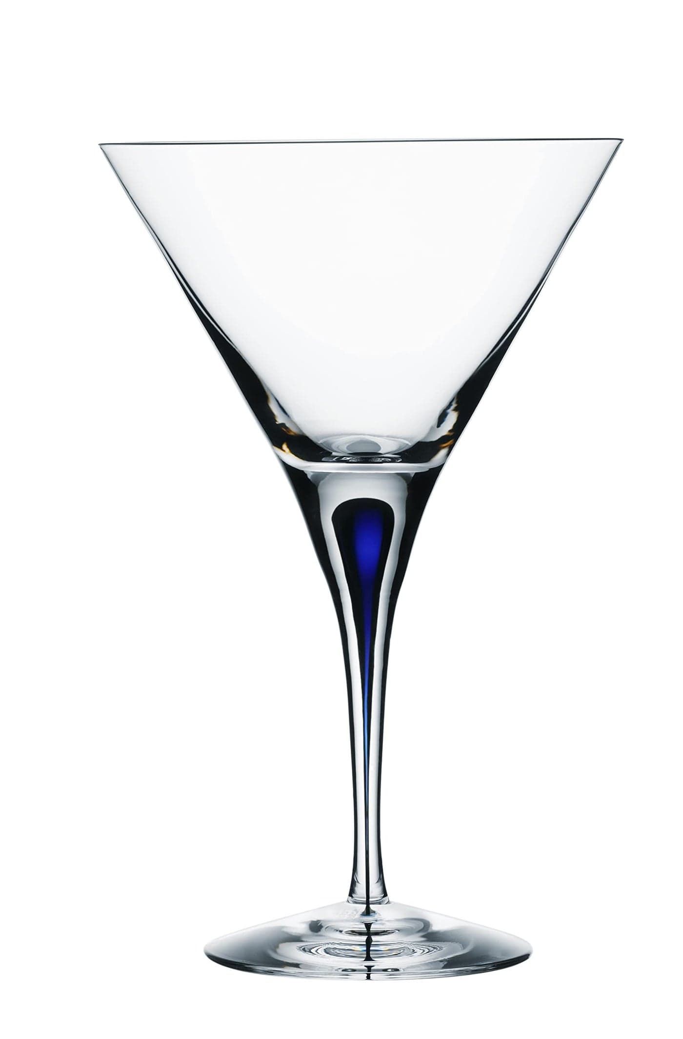 Orrefors Blue Intermezzo 7 Ounce Martini Glass 1 Count Pack of 1