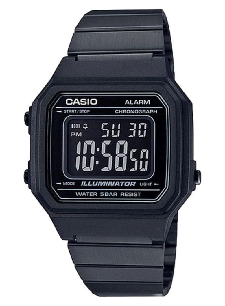 Unisex Water Resistant Digital Watch B650WB-1BDF Black