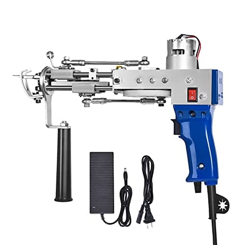 Tufting Gun Cut Pile and Loop Pile 2 in 1 Electric Rug Gun Machine Starter Kit for Tufting Lover