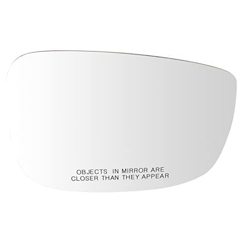 TRQ Passenger Side Mirror Glass Convex Snap On Compatible with 2017-2022 Mazda CX-5 2016-2020 Mazda CX-9 MA1325104