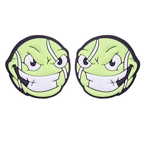 Racket Expressions - Raging Tennis Ball Head Tennis Dampener Shock Absorber 2 Pack