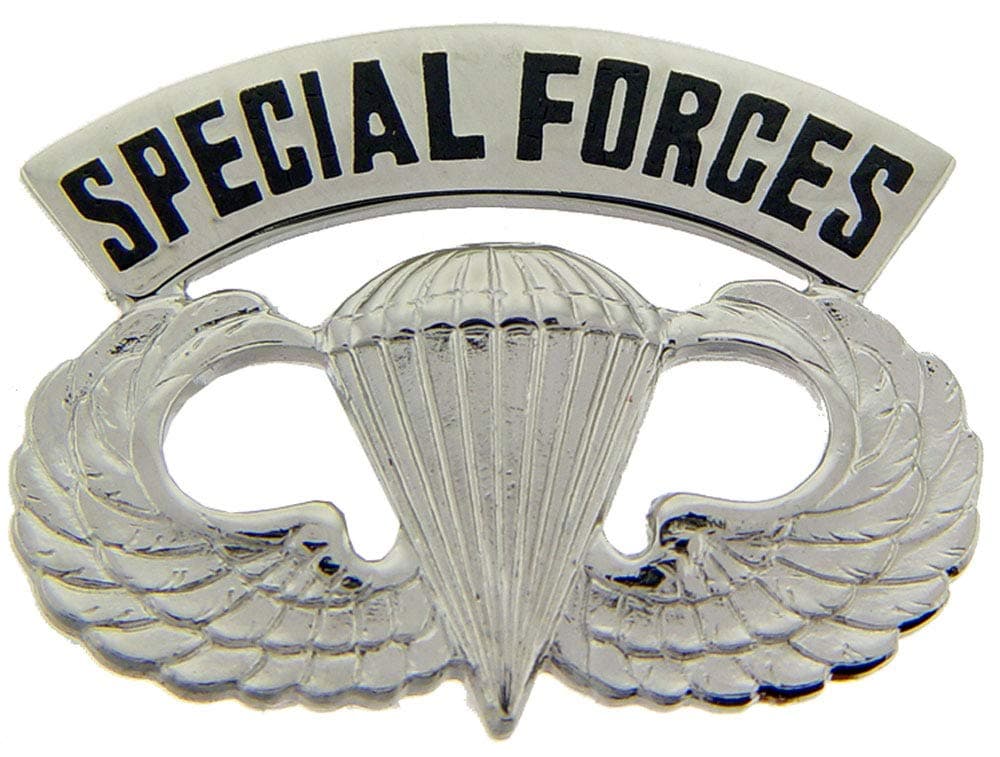 United States Army Special Forces Airborne 1.5" Lapel Pin