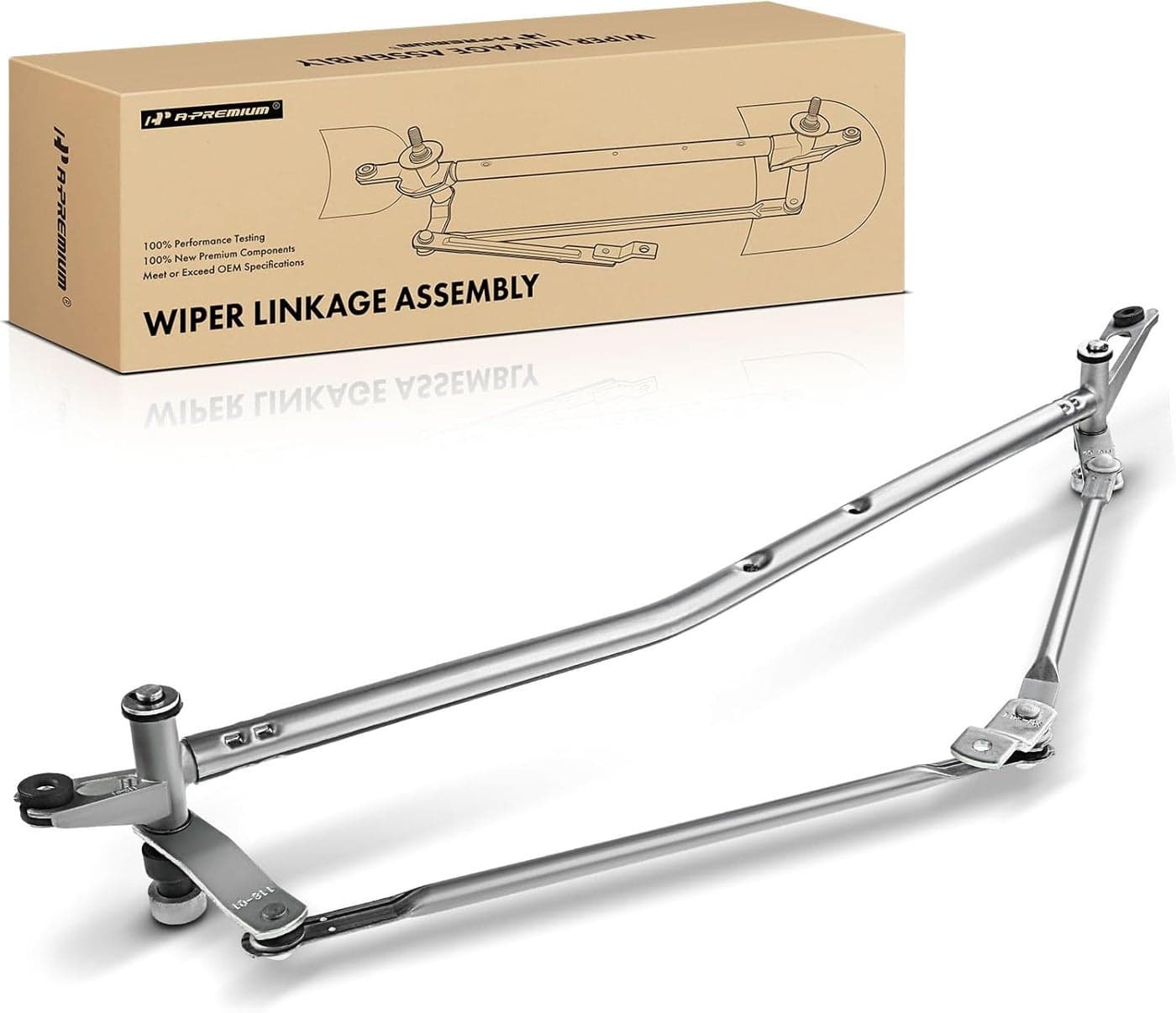 A-Premium Windshield Wiper Linkage for Dodge Ram 1500, 2500, 3500 (2005-2010)