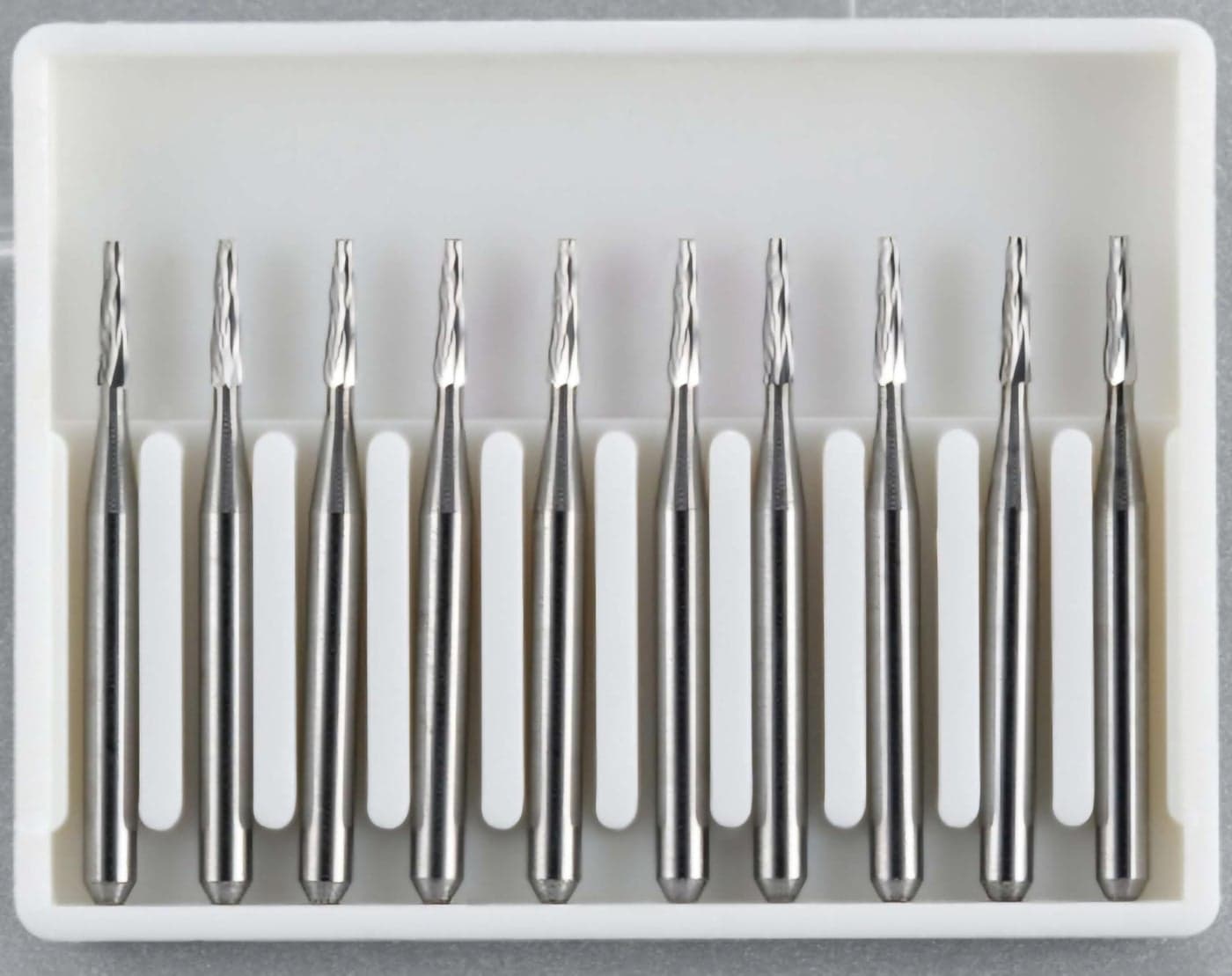 Windshield Repair Drill Bit Set 10 Pack with Collet - Carbide Tungsten Drill Bits for Glass Rock Chip and Crack Repair - Case for windshield drill bits included with set