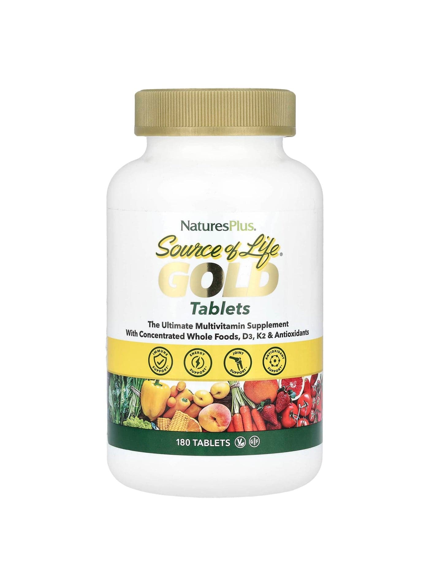 Source of Life, Gold, The Ultimate Multivitamin Supplement, 180 Tablets