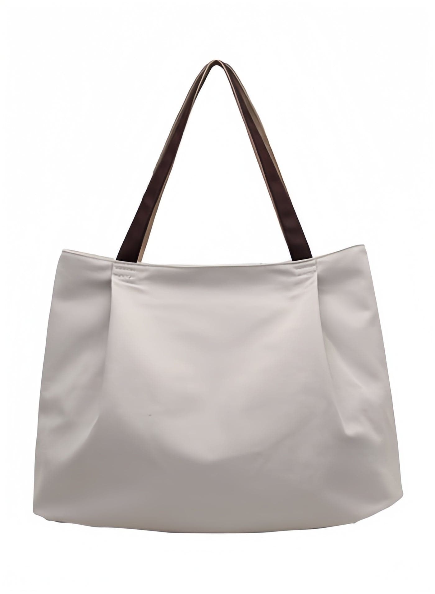 Stitched Detailed Shopper/Tote White
