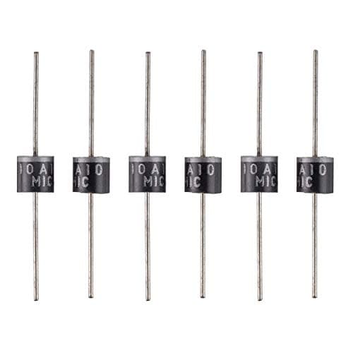 BOJACK 10A10 Rectifier Diode 10 A 1000 V Axial 10A10 10 amp 1000 volt Electronic Silicon Diodes (Pack of 25)