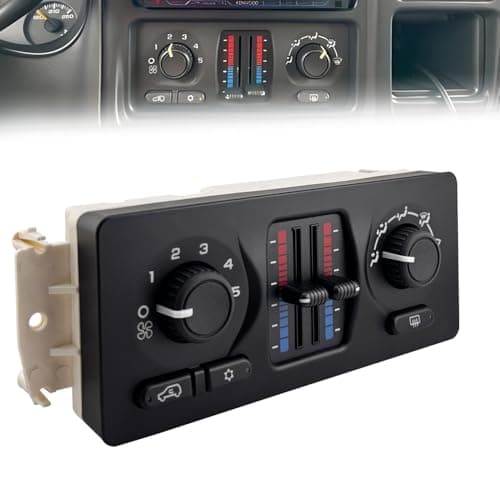 599210XD Climate Control Module AC Heater HVAC Panel Compatible with 20032007 Chevy Silverado GMC Sierra Tahoe Suburban Avalanche Trailblazer Yukon Envoy Cadillac Escalade AC Control Panel