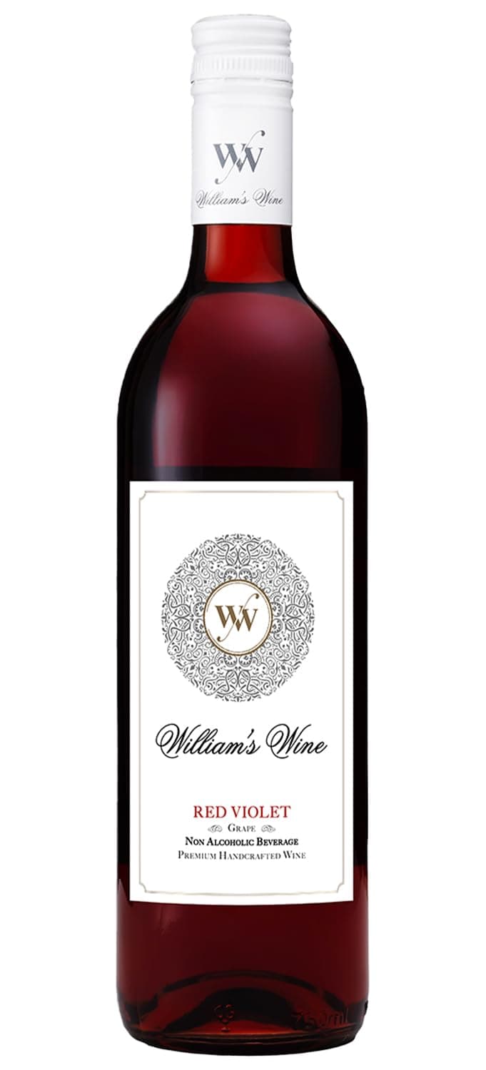 William’s Wine Non Alcoholic Red Violet (Grape - 750 ml)