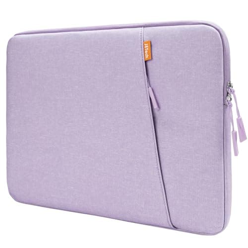 JETech Laptop Sleeve for 1314Inch MacBook Neo A18 Pro MacBook AirPro M1M5 20202026 13136 Inch Notebook Waterproof Shock Resistant Bag Case with Accessory Pocket Light Purple
