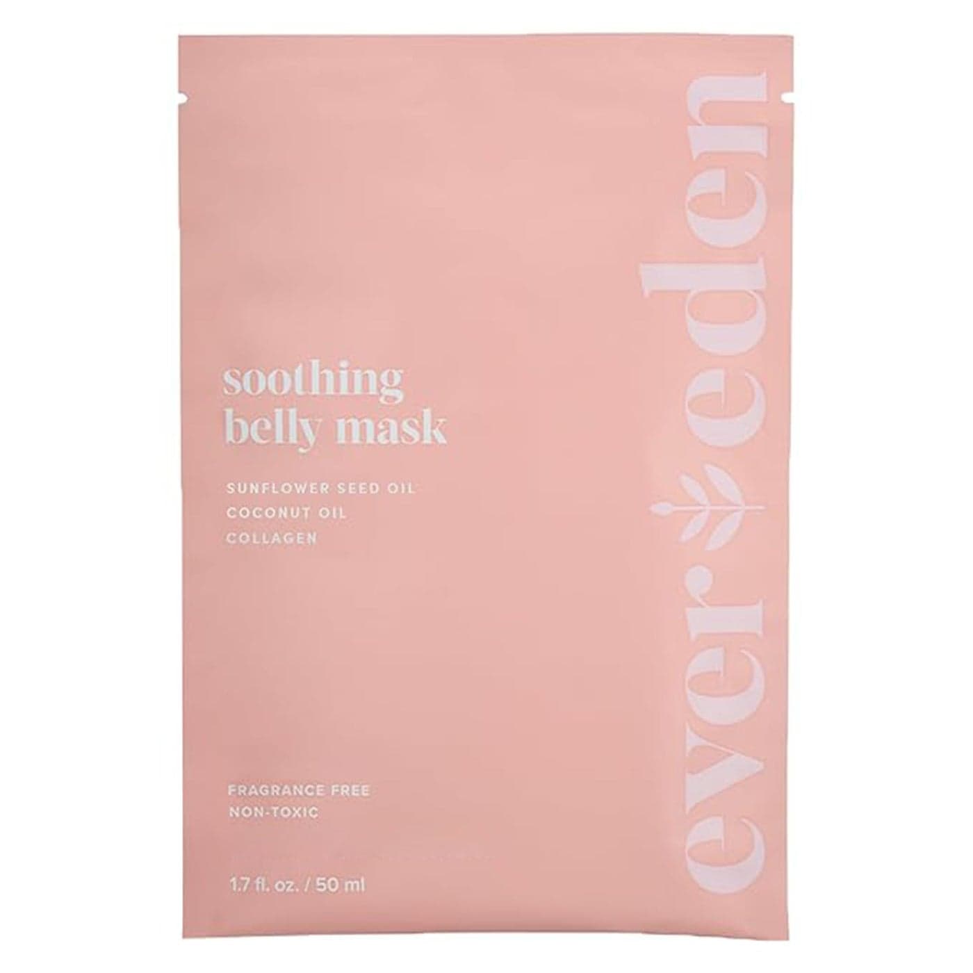 Evereden Soothing Belly Mask for Stretch Marks One Size 1 count Belly Mask for Pregnancy Clean Pregnancy Skincare Nontoxic and Fragrance Free