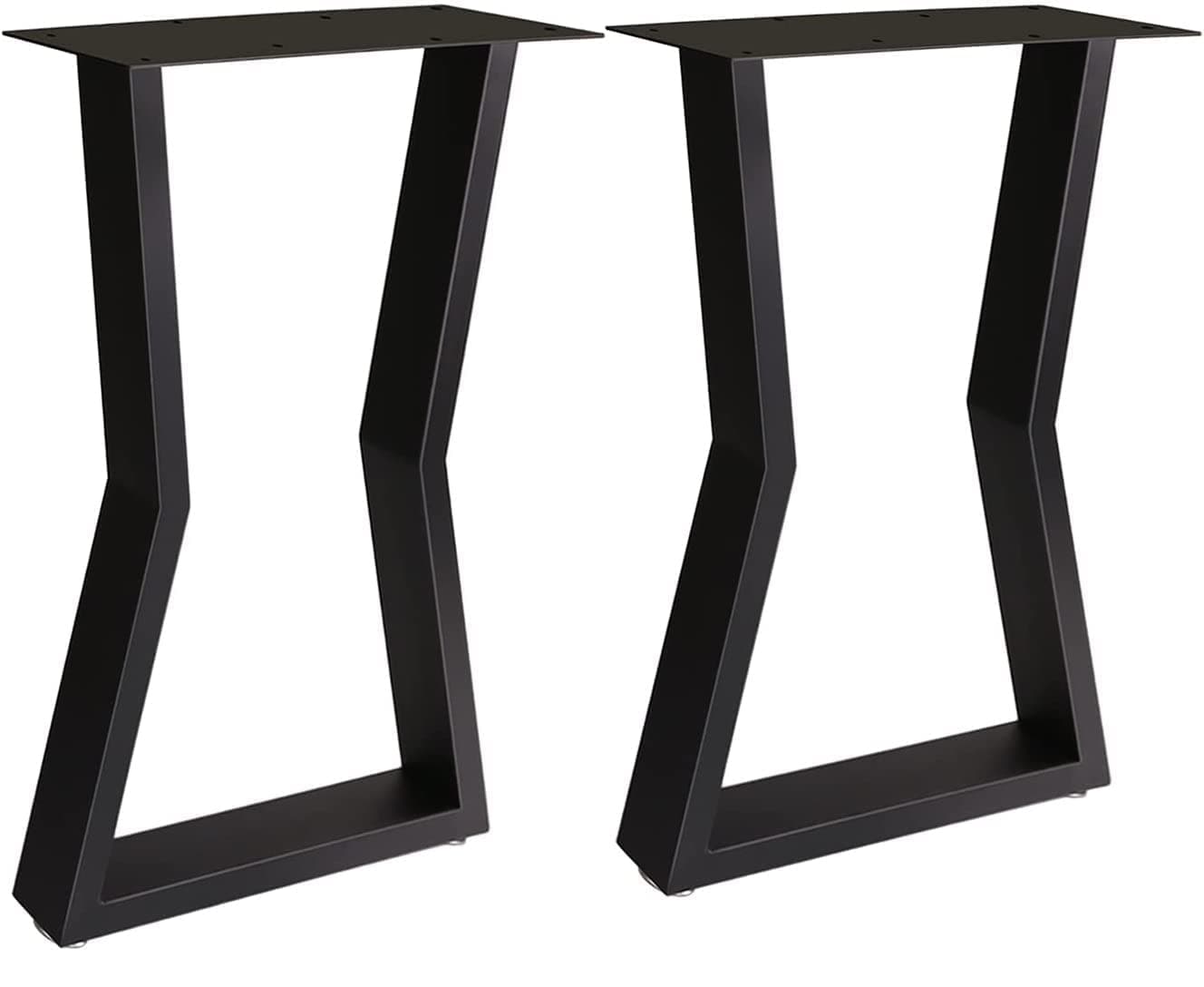 AVVIC MART Metal Table Legs 28Height 177Wide Heavy Duty Desk Legs DIY Home Office fruniture Legs for Dining Table Coffee TableOffice Desk MShape only Legs 1 Set of 2 pcs