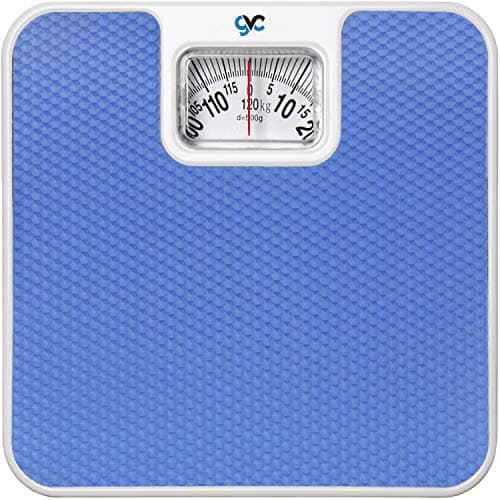 GVC Iron Analogue Personal Health Check Up Fitness Weighing Scale (Blue), 120 Kilograms