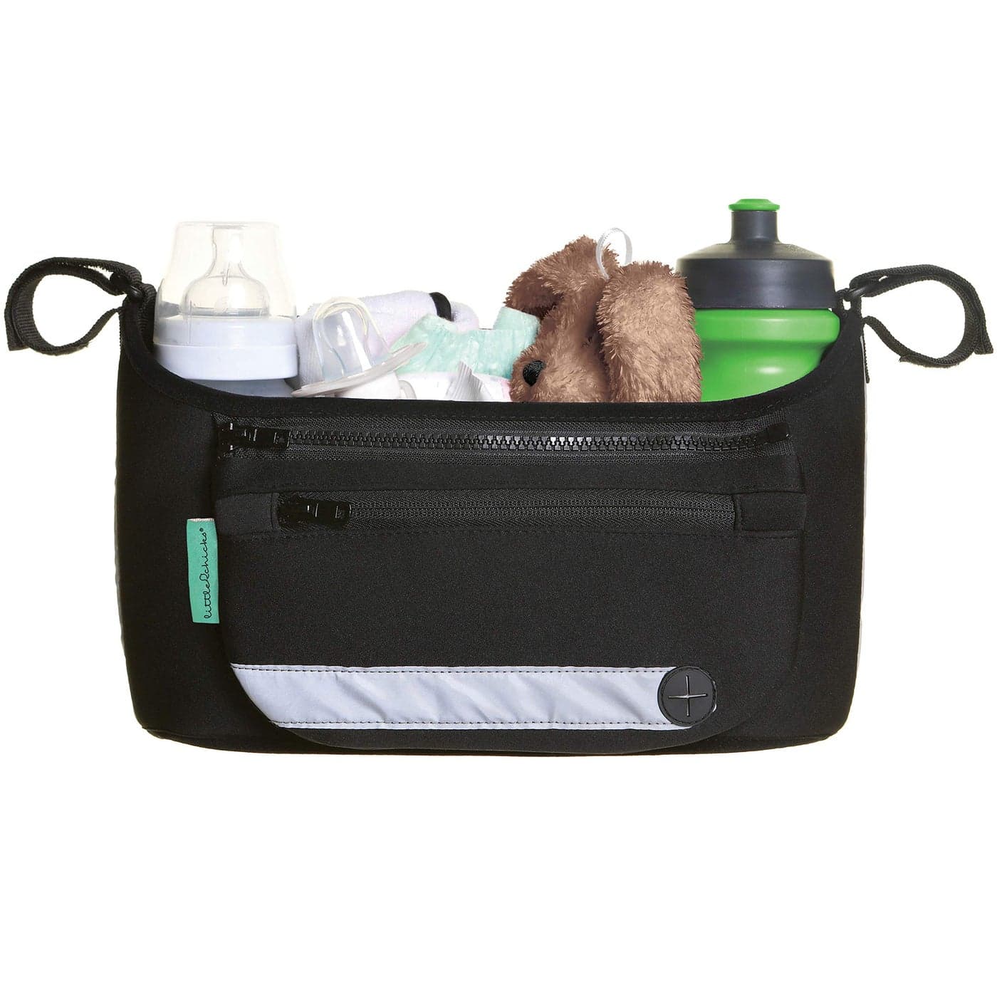Little Chicks Universal Stroller Organizer Bag Detachable Wristlet Reflective Panel Model CK098