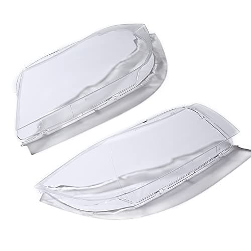 Astra Depot Pair of Xenon Headlight Lens Cover Polycarbonate Shell Clear Compatible with BMW 3 E90 Sedan E91 Touring 2005-2008-2011
