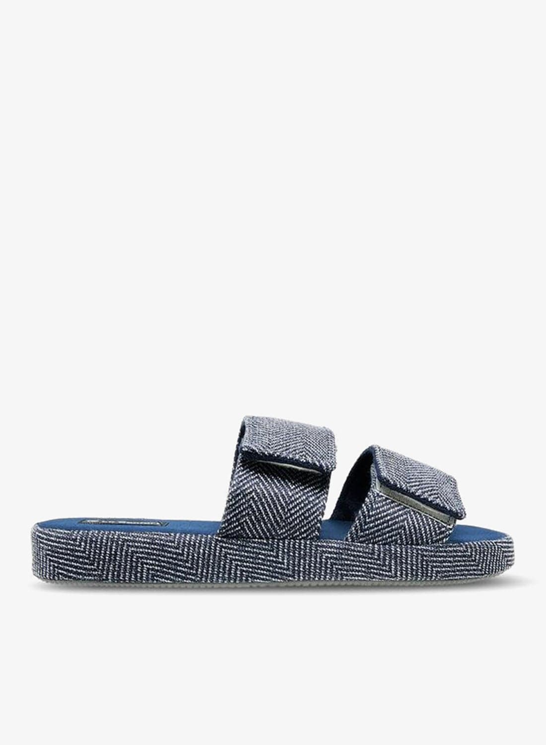 Men Hook and Loop Strap Bedroom Slippers