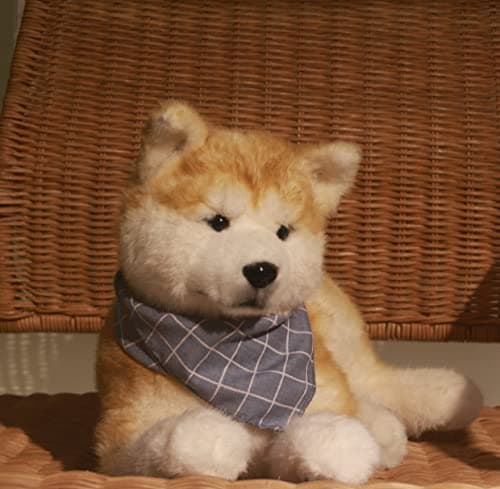 Chongker Dog Stuffed Animals Shiba Inu Dog Plush Handmade Realistic ToyCuddly Plush Puppy Companion Pet